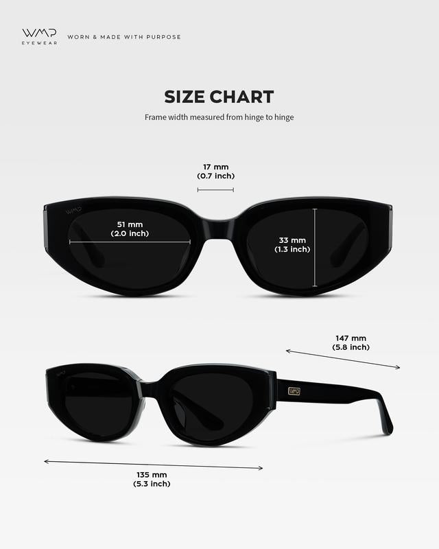 Flat Cat-Eye Sunglasses