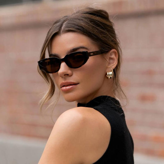 Flat Cat-Eye Sunglasses